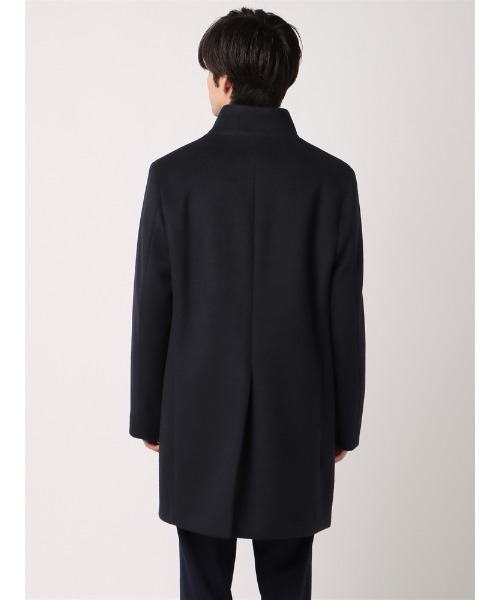 ダウンジャケット ダウン ウールライク TRビーバー スタンドカラー