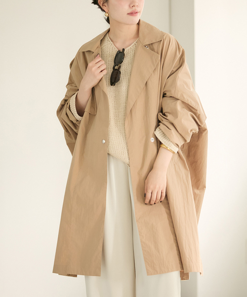 【Plage】 ボンディング テーラードカラーコート inside story of Plage -私たちが大切にしていること- | Plage
