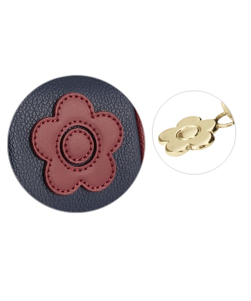 【国内発送】MARYQUANT バイカラーデイジーロゴ オーバルポーチ MARY QUANT ポーチ マリークワント mary quant バイカラー