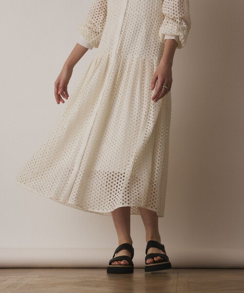 Diagram ワンピース メッシュレースカフタンワンピース : ZOZOTOWN