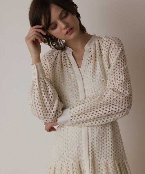 Diagram ワンピース メッシュレースカフタンワンピース : ZOZOTOWN