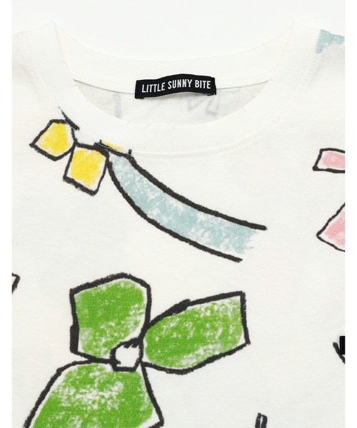 Little sunny bite tシャツ /little x natalie krim/long tee