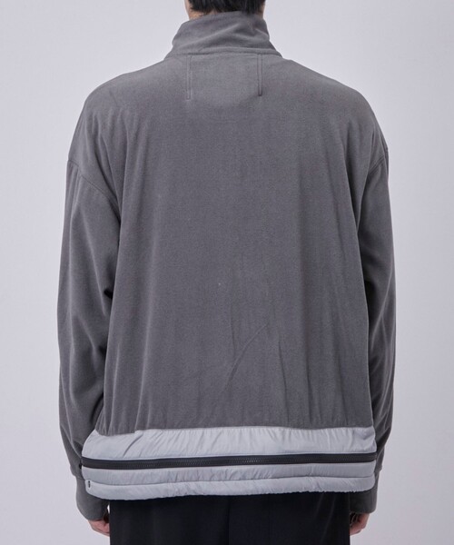 コート ジャケット 「meanswhile/ミーンズワイル」Polartec Fleece Overwrap JKT メンズの画像