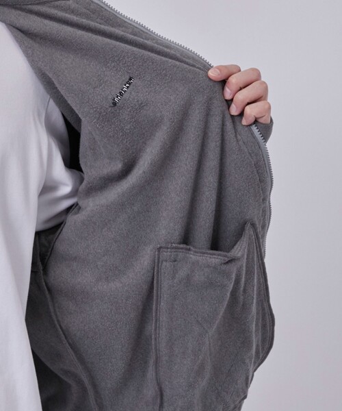 コート ジャケット 「meanswhile/ミーンズワイル」Polartec Fleece Overwrap JKT メンズの画像