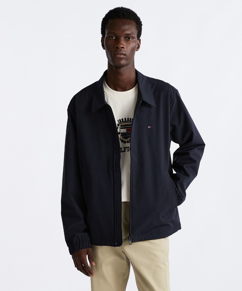   ジップアップアイビージャケット　M　トミー TOMMY HILFIGER ブルゾン アウター ジップアップアイビー