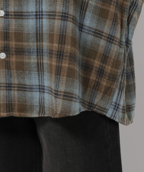 ブラウス シャツ 「UNISEX」F.ILLUMINATE／GADIチェックシャツ レディース メンズ | F.ILLUMINATE | 15
