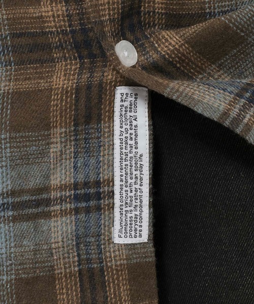 ブラウス シャツ 「UNISEX」F.ILLUMINATE／GADIチェックシャツ レディース メンズ | F.ILLUMINATE | 17
