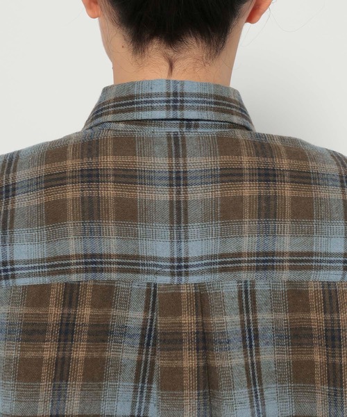 ブラウス シャツ 「UNISEX」F.ILLUMINATE／GADIチェックシャツ レディース メンズ | F.ILLUMINATE | 13