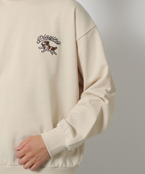 LAKOLE（ラコレ） トレーナー スウェット アソート柄スウェットプル