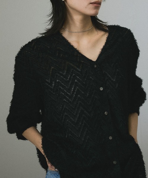 SALON adam et rope' ブラウス シャツ モンターニュジャガードV