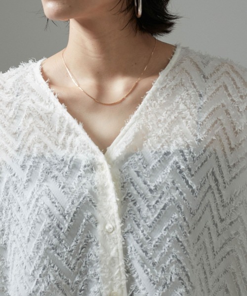 SALON adam et rope' ブラウス シャツ モンターニュジャガードV