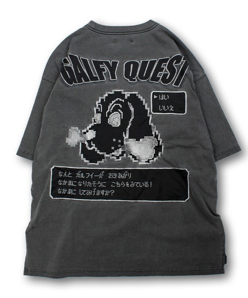 キスマーク GALFY Tシャツ Kissmark キスマーク 和柄プリントTシャツ 長袖 重ね着風 M
