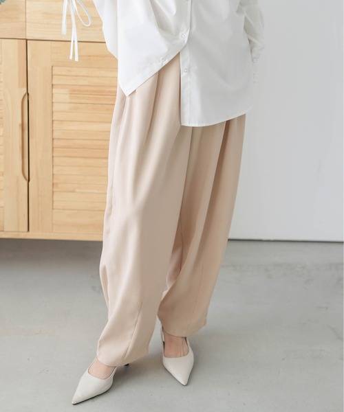 H&M - Edition by H&M コットンツイルパンツ セージグリーン新品