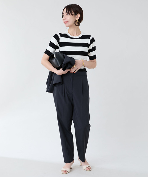 VERMEIL par iena DINER Random rib プルオーバー stretch random RIB プルオーバー（Tシャツ／カットソー