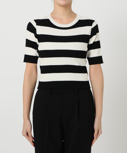 VERMEIL par iena DINER Random rib プルオーバー stretch random RIB プルオーバー（Tシャツ／カットソー