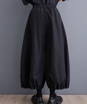 パンツ ワイドガウチョパンツ レディースの詳細画像4