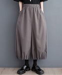 パンツ ワイドガウチョパンツ レディースの詳細画像5