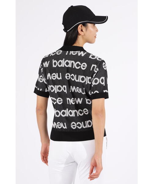 new balance 半袖セーター New Balance Golf ニット セーター 「new balance golf」ロゴ