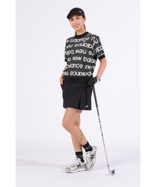 New Balance - ニューバランスゴルフ レディース モックネック ニット プルオーバー New Balance Golf ニット セーター 「new balance golf」ロゴ