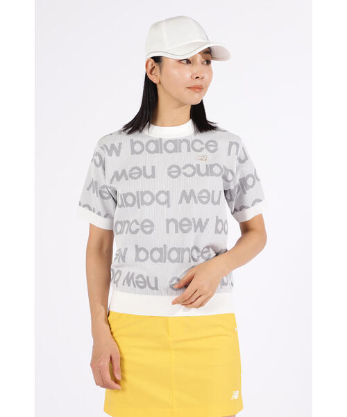 ニューバランスゴルフ レディース クルーネックニット ダイナホット 新品タグ付き New Balance Golf ニット セーター 「new balance golf」ロゴ
