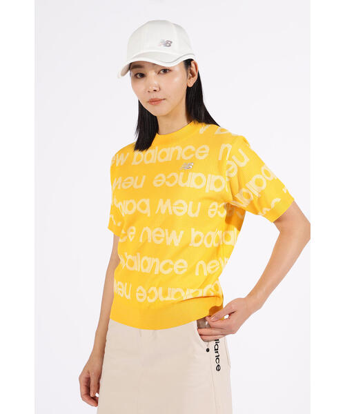 New Balance - ニューバランスゴルフ レディース モックネック ニット プルオーバー New Balance Golf ニット セーター 「new balance golf」ロゴ