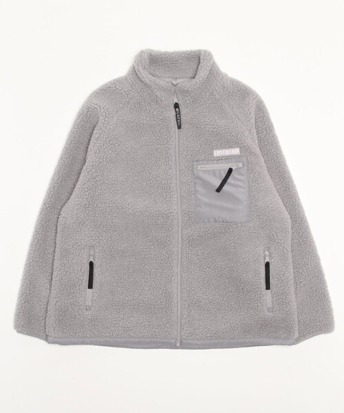 「MILKFED.」 ジップアップブルゾン M グレー レディース_画像2