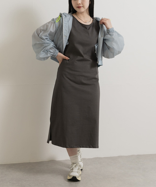 ニット セーター 「別注」MIDIUMISOLID×TGM　back open neck one-piece レディース MIDIUMISOLID ニット セーター 「別注」MIDIUMISOLID×TGM back