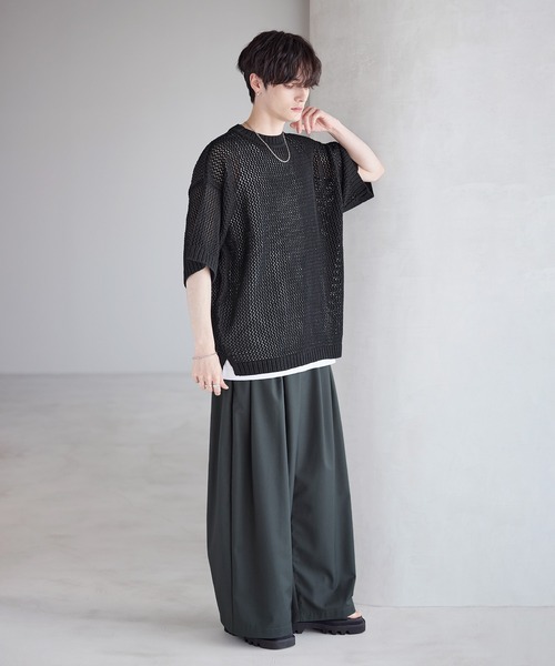 ASTRONOMY タンクトップ ピグメント加工綿100％タンクトップ メンズ