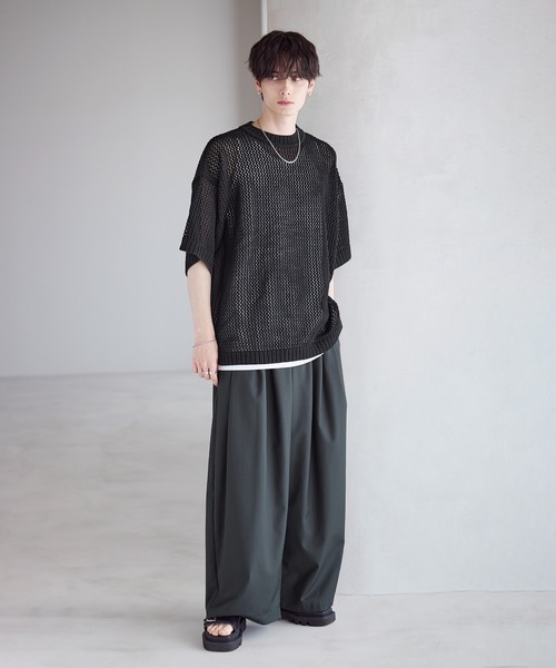 ASTRONOMY タンクトップ ピグメント加工綿100％タンクトップ メンズ