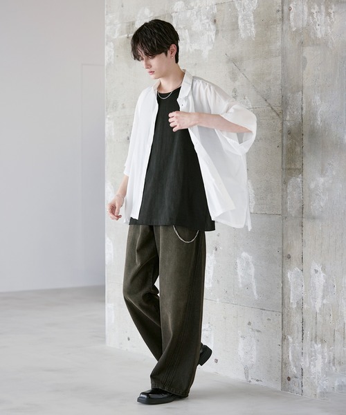 ASTRONOMY タンクトップ ピグメント加工綿100％タンクトップ メンズ