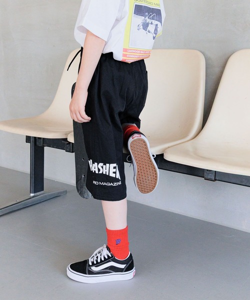 THRASHER ブラックショートパンツ THRASHER パンツ 「THRASHER(スラッシャー)」別注スケーター