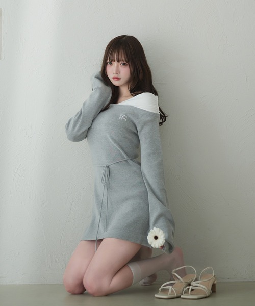 【美品】FR2 パイル ワンピース 梅　ミニワンピース 美品】FR2 パイル ワンピース 梅 ミニワンピース - メルカリ