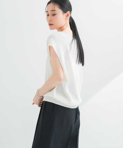 アーバンリサーチ（URBAN RESEARCH）/リネンコットンVネックニットベスト URBAN RESEARCH（アーバンリサーチ） ベスト ジレ リネンコットンV