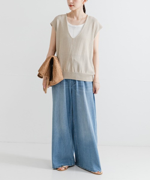 URBAN RESEARCH（アーバンリサーチ） ベスト ジレ リネンコットンV