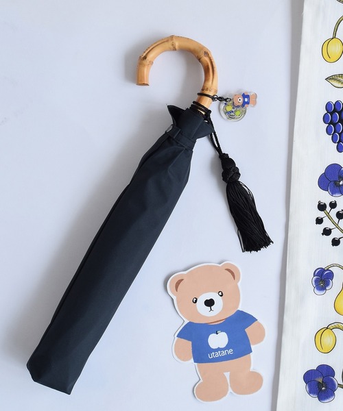 utatane 折りたたみ傘 utatane×Kuovi 折りたたみ日傘 完全遮光100