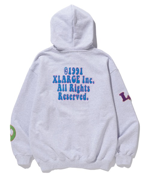 XLARGE パーカー XL ネイビー XLARGE（エクストララージ）の「DAISY ZIP HOODED SWEAT