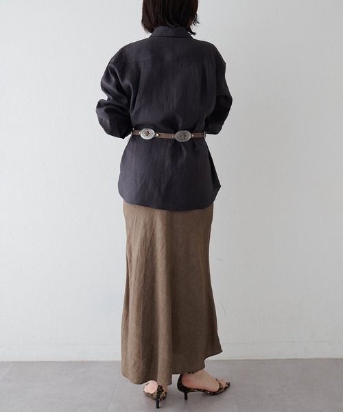 Whim Gazette（ウィム ガゼット） スカート ツイル顔料染めスカート