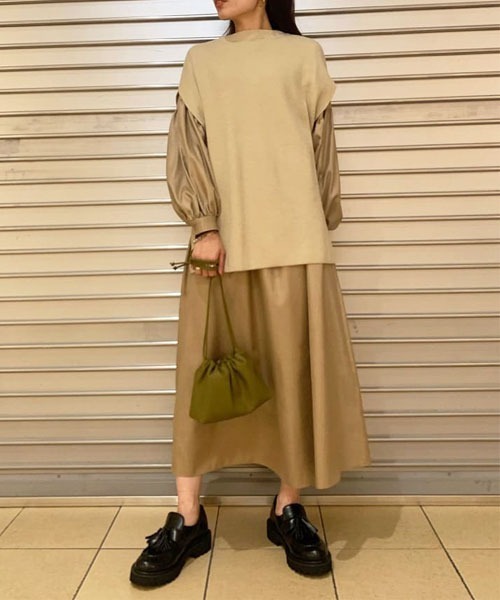 「Mila Owen」 コンビワンピース 0 ネイビー レディース_画像2