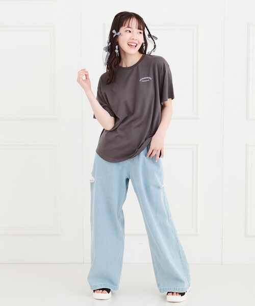 PINK-latte（ピンクラテ） tシャツ くまちゃんTシャツ キッズ 子供服