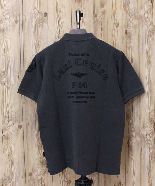ポロシャツ FADE WASH LAST CRUISE EMB POLO SHIRT メンズ レディース
