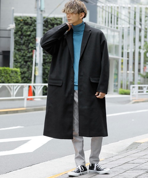 「ADMIX/ATELIER SAB MEN」 チェスターコート 48 ダークブラウン メンズ_画像4