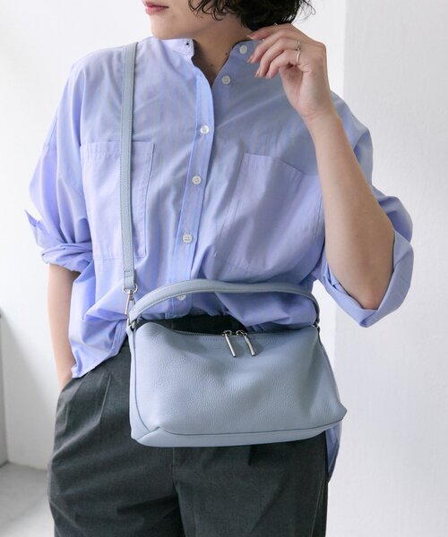 ear PAPILLONNER  2wayショルダーバッグLサイズ ear PAPILLONNER ショルダーバッグ バッグ 「本革/2way」ソフト