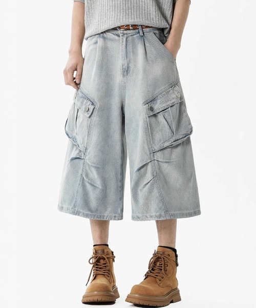 Theater code ワイドパンツ ジーンズ 「30%OFF」「26SS再入荷」White