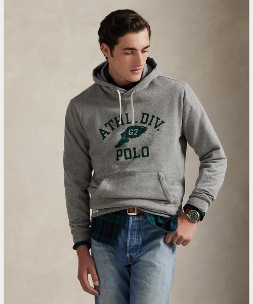 【Ralph Lauren★ラルフローレン】 フリース フーディー POLO RALPH LAUREN パーカー ロゴ フリース フーディ メンズ