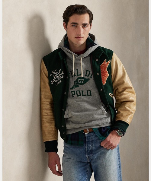 Ralph Lauren ロゴ フリース フーディ パーカー POLO RALPH LAUREN パーカー ロゴ フリース フーディ メンズ