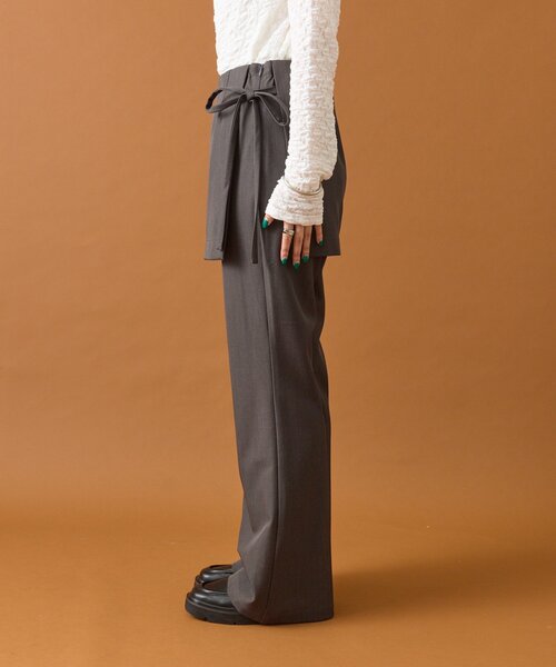 mystic（ミスティック） スラックス パンツ レイヤードスラックス