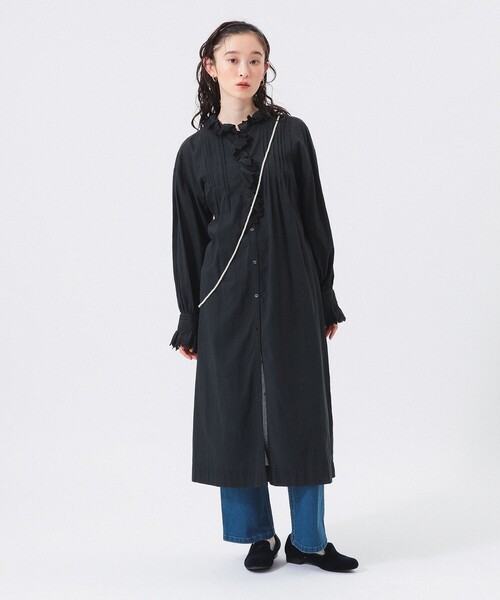 BEAMS BOY ユーロビンテージ フリル ワンピース BEAMS BOY（ビームス ボーイ） ワンピース ユーロ ヴィンテージ フリル