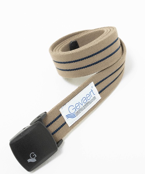 GEVAERT（ゲバルト） ベルト 」35mmダブルライン ストレッチベルト