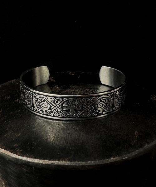 CALIFORNIA OUTFITTERS バングル 7B21 ダークエンブレム ケルト文様