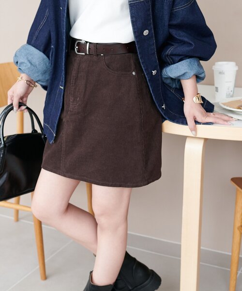 Discoat（ディスコート） スカート コーデュロイミニスカート